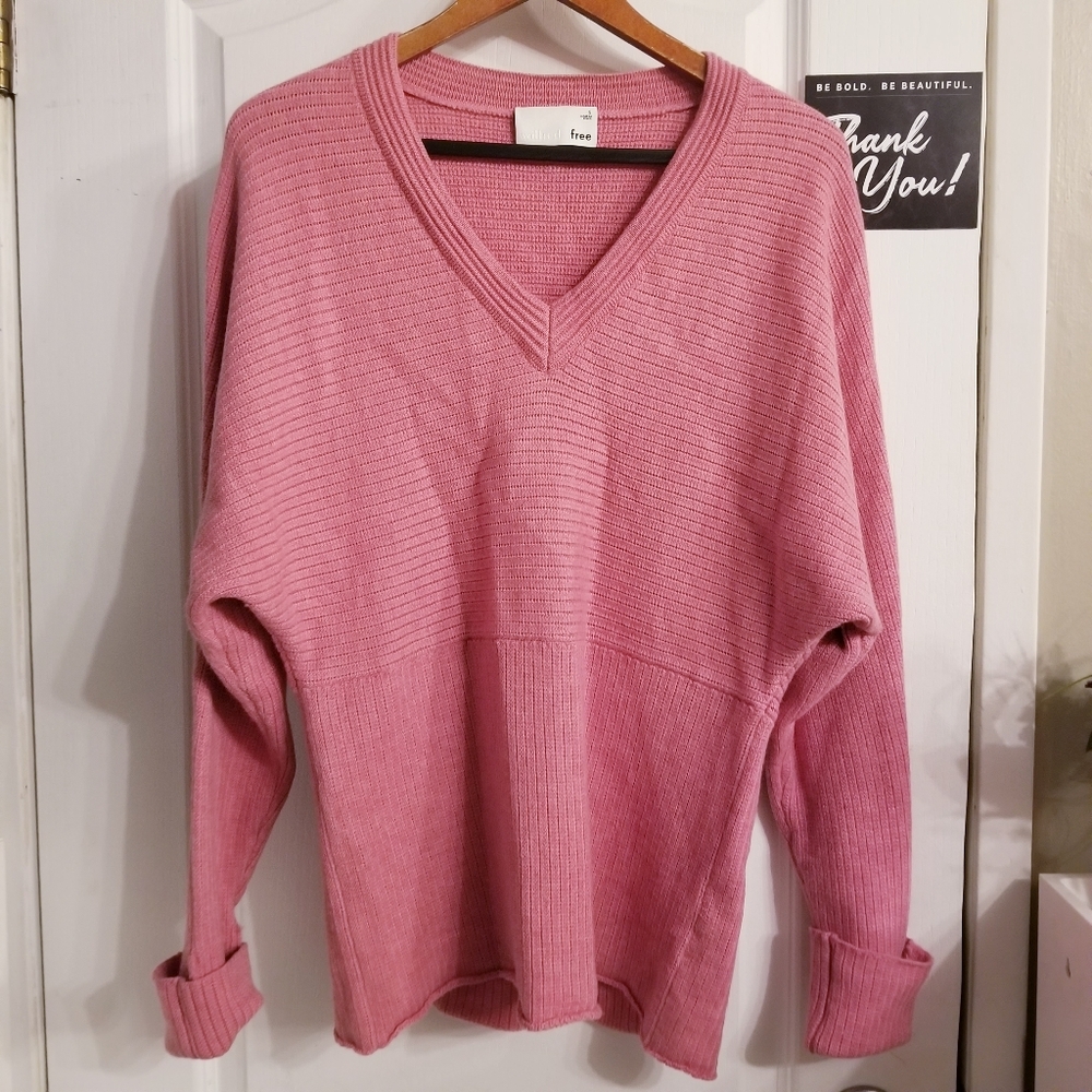 Aritzia Wilfred Free V-Neck Merino Wool Sweater